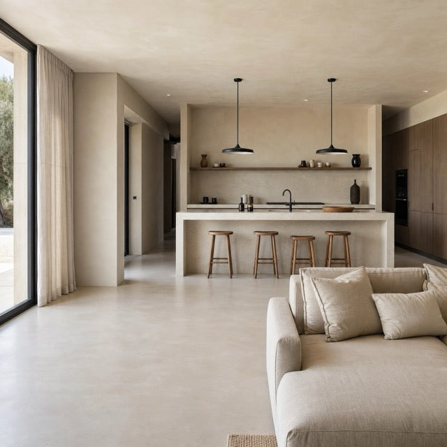 Salón microcemento