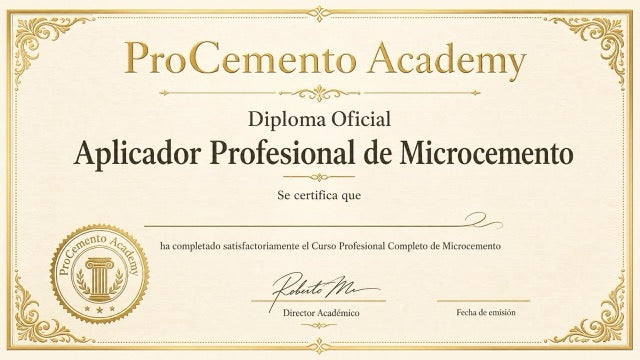 Diploma Oficial ProCemento Academy